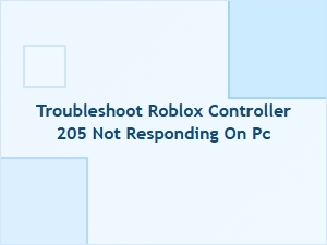 Troubleshoot Roblox Controller 205 Not Responding on Pc